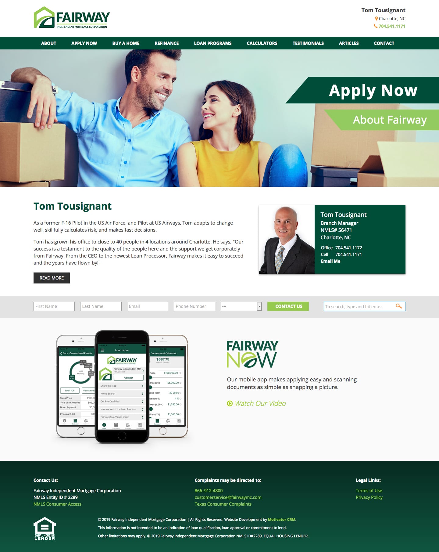 Woland Web | Fairway Microsite