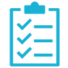 checklist icon illustrating testing