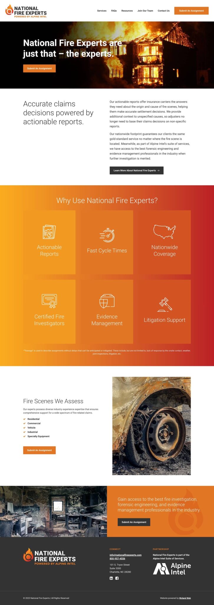 Woland Web Portfolio - National Fire Experts