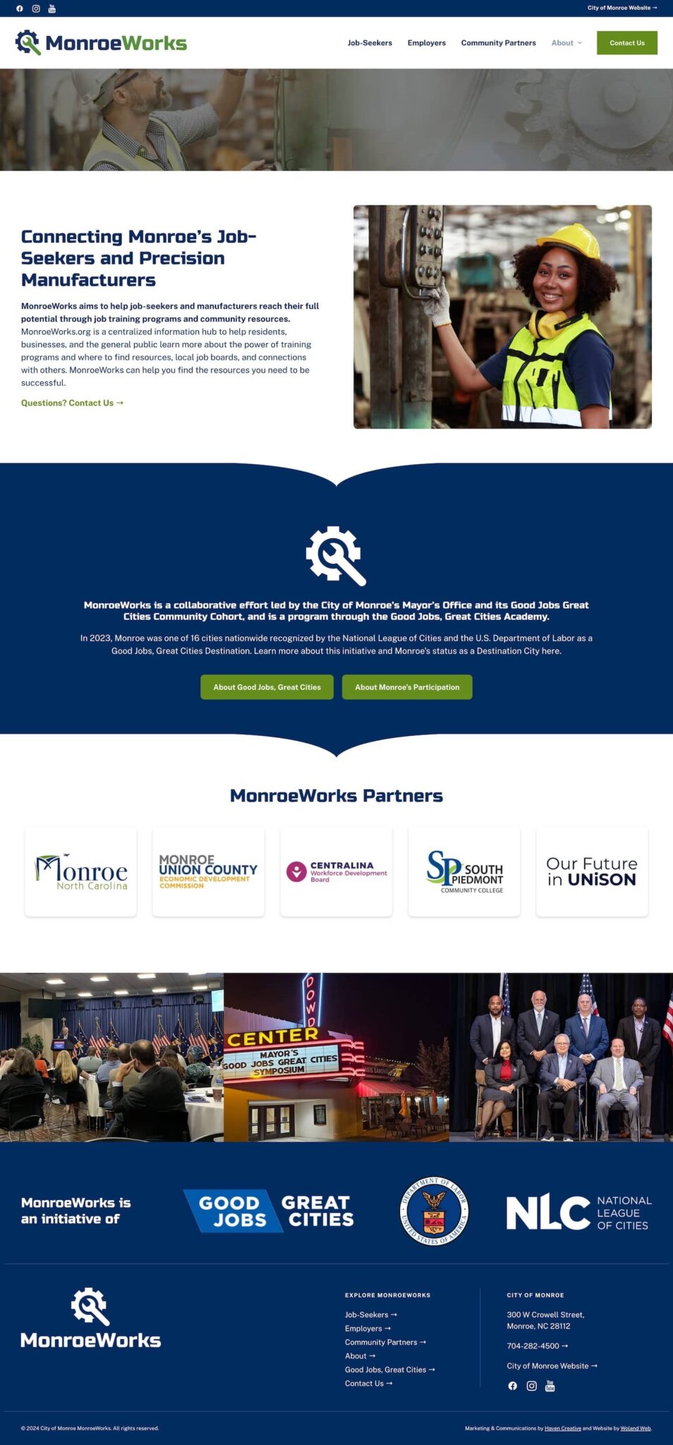 MonroeWorks website about page